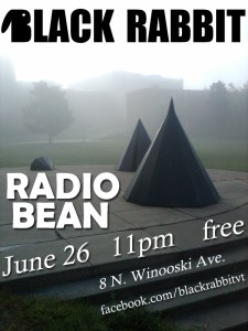 Black Rabbit flyer Radio Bean 6.26.11