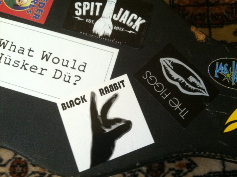 Black Rabbit sticker Burlington VT punk rock garage