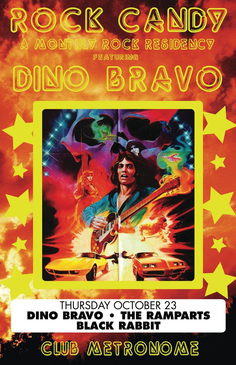 Dino Bravo, Black Rabbit and The Ramparts at Club Metronome 10.23.14