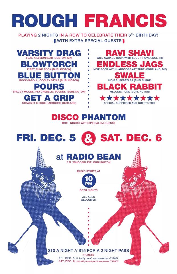Rough Francis 6th Birthday Bash 12/6/14 Radio Bean