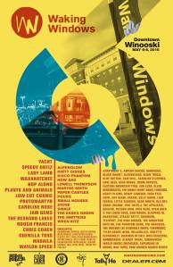 Waking Windows 6 Winooski VT May 6,7,8 2016 Black Rabbit