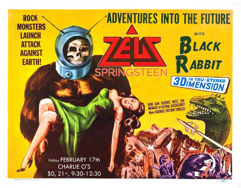 Zeus Springsteen + Black Rabbit @ Charlie O's World Famous 2.17.17