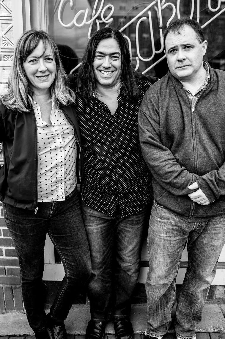 Black Rabbit right off the stage after their set at WW 5.7.17. Photo by Paul Sarne